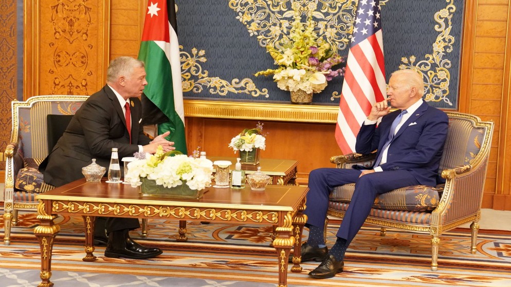 بايدن يستضيف الملك في البيت الأبيض الاثنين لبحث الحرب على غزة